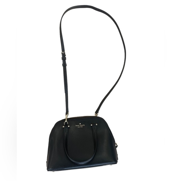 Kate Spade Patterson Drive Dome Satchel Bag Small Black - Picture 3 of 16